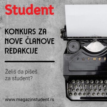 Otvoren konkurs za novinare Studenta