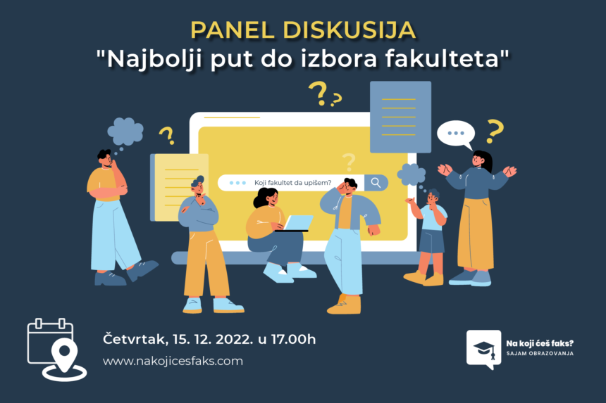 Vizual - Najbolji put do izbora fakulteta Na koji ćeš faks?: Najbolji put do izbora fakulteta