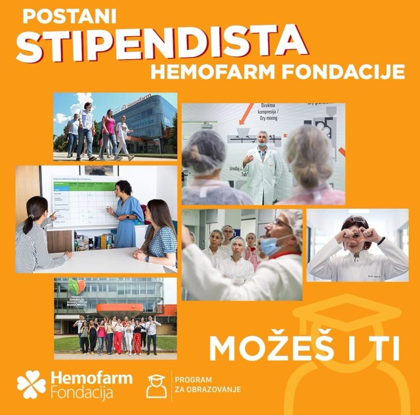 Hemofarm fondacija nastavlja tradiciju stipendiranja studenata